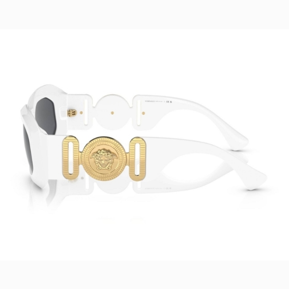 NEW VERSACE UNISEX SUNGLASSES VE4425U 314/87 MOD BE4425U WHITE  MEDUSA VERSACE - Picture 9 of 10